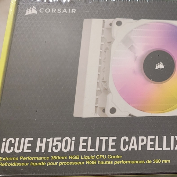NEW CORSAIR H150I CPU COOLER